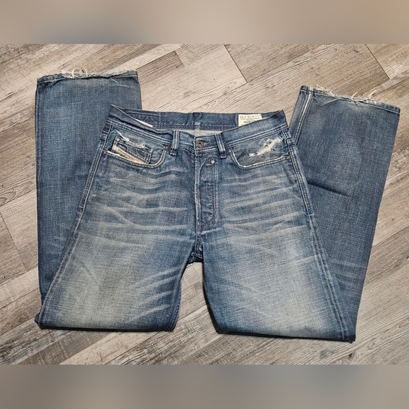 💙Diesel Jeans Almost Vinta Italian 31x30 Bootcut Button Jeans - Picture 11 of 15